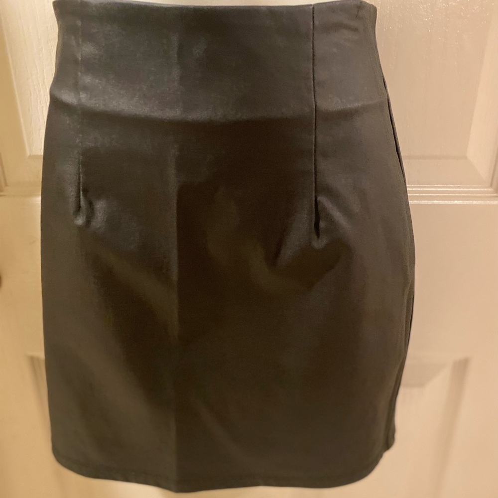 Leather skirt